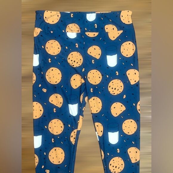 LuLaRoe Tall&Curvy Leggings •Milk & Cookies •Buttery Soft & Ultra Stretchy •NWOT - Picture 2 of 12
